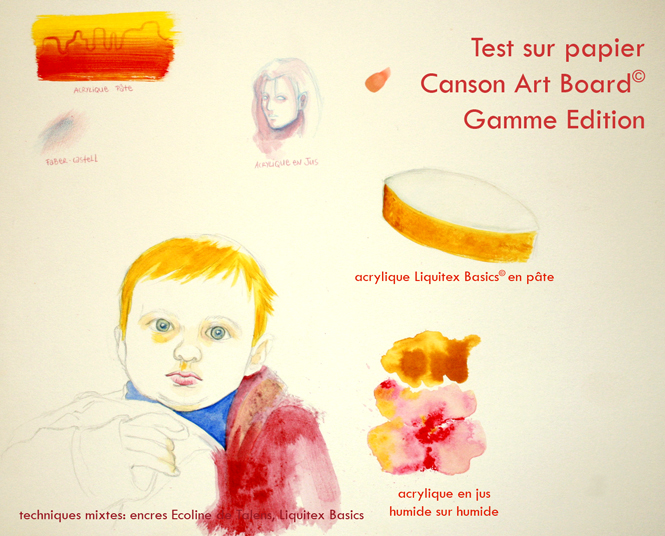 Canson Art Board test