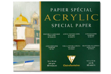 Apprêter Du Papier Au Gesso Aux Couleurs Dalix