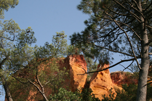 rochers d'ocres roussillon