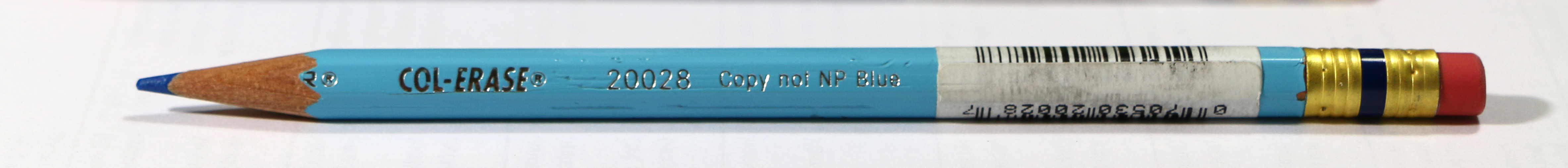 crayon bleu inactinique col erase non photo blue00 Aux couleurs d'Alix