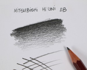 Test sur un papier Canson 1557