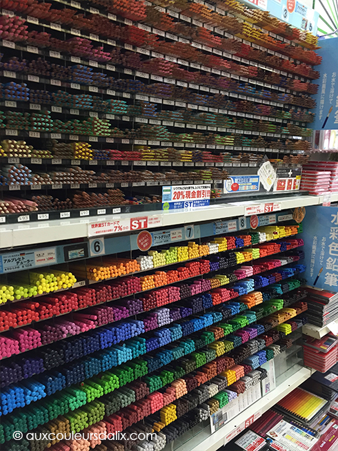Sekaido crayons de couleur