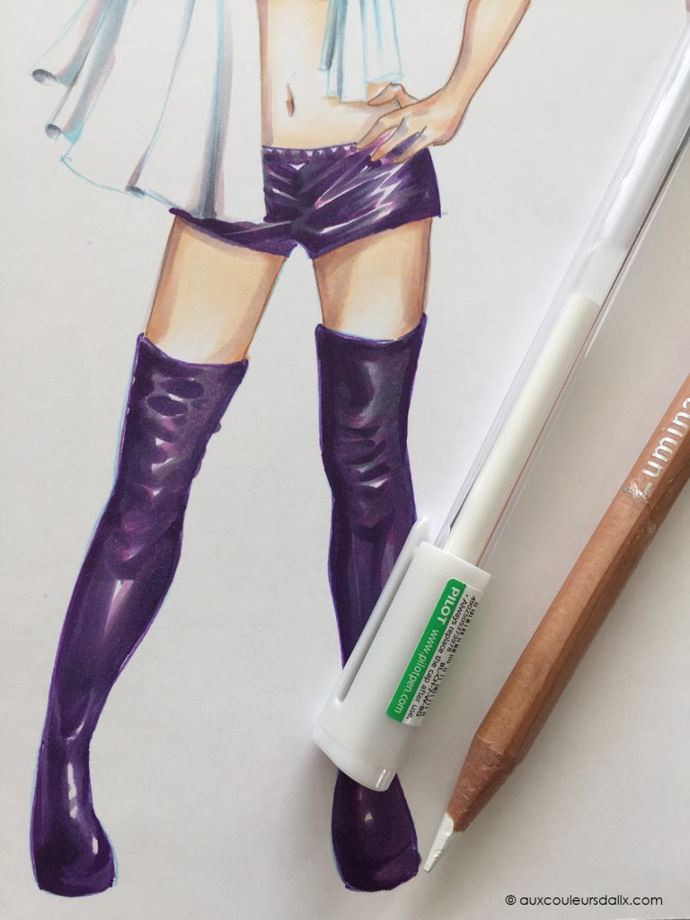 tutoriel copic cuir 9