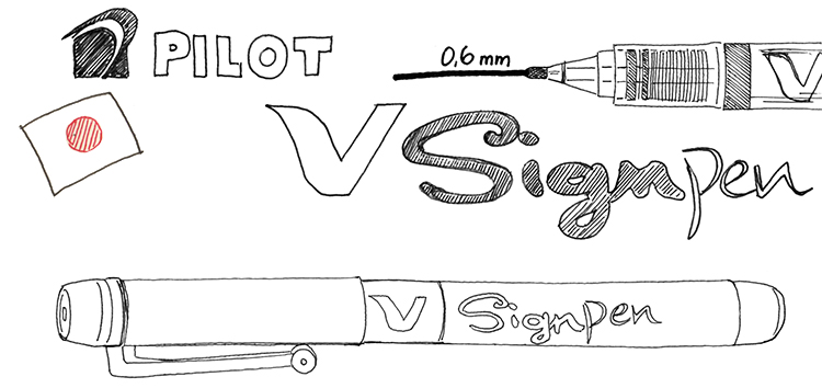 Descrption Pilot Sign Pen