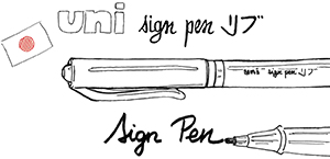 Description Sign Pen Uni