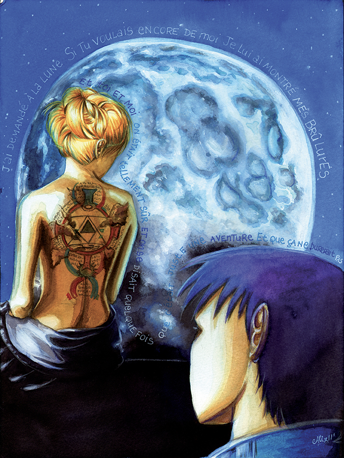 Tatouage Riza Hawkeye et Roy Mustang