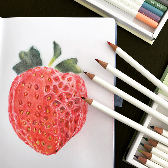 crayons irojiten tombow et fraise