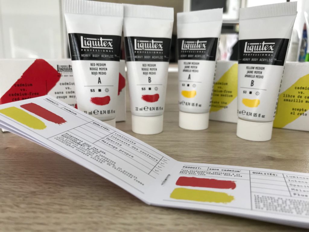 peinture liquitex sans cadmium