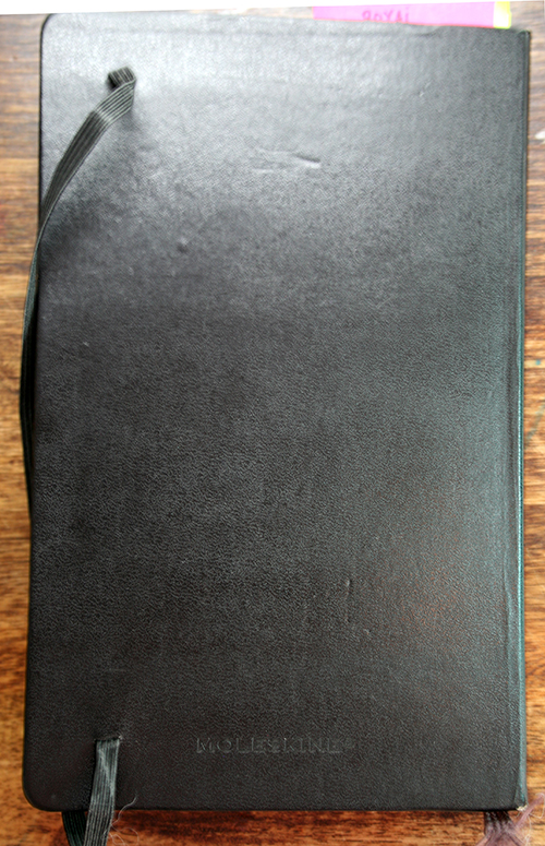 moleskine noir ligné