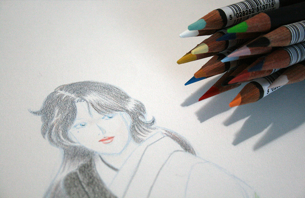 Le crayon aquarelle ou aquarellable - Aux couleurs d'Alix