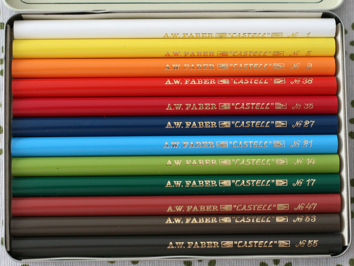 Coffret métal de crayons de couleur Polychromos FABER-CASTELL