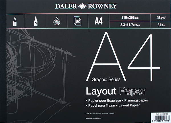 Papier Layout Daler Rowney - Aux couleurs d'Alix