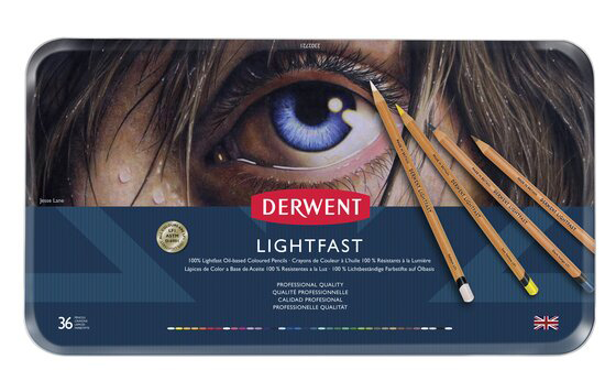 Boîte de crayons de couleur Lightfast de Derwent