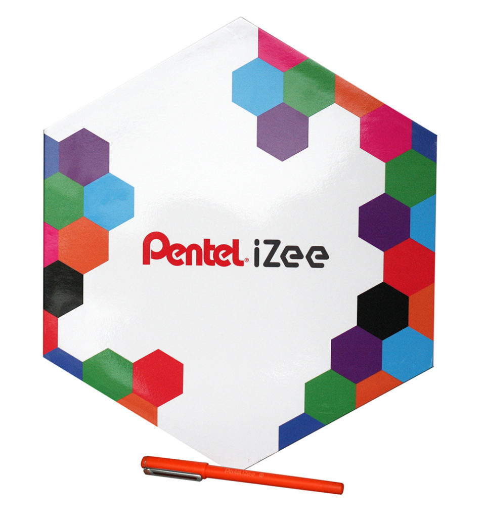 boîte de présentation iZee de Pentel