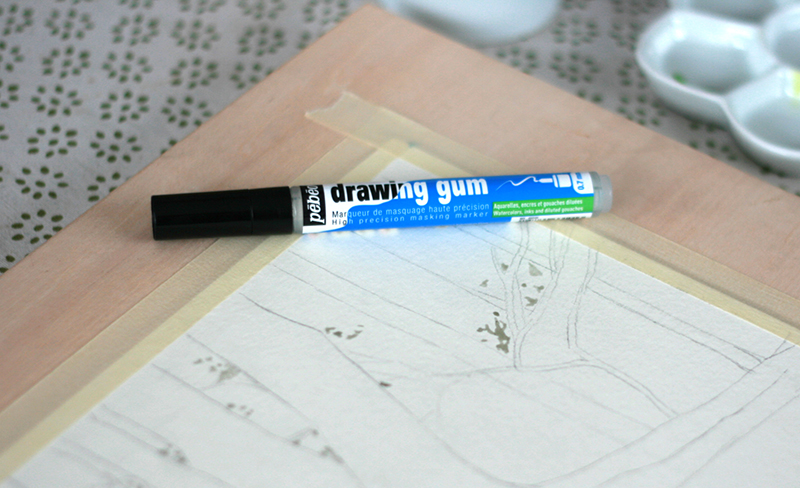 Drawing Gum Pébéo avant aquarelle Blockx