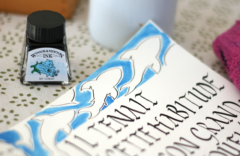 Encre calligraphie Winsor & Newton