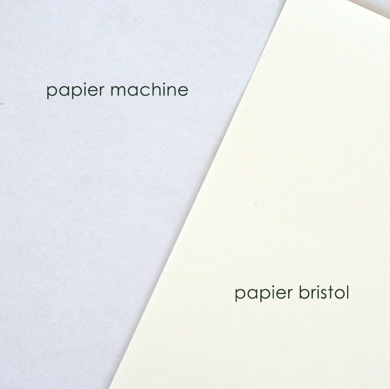 papier machine et papier bristol pour feutre à alcool