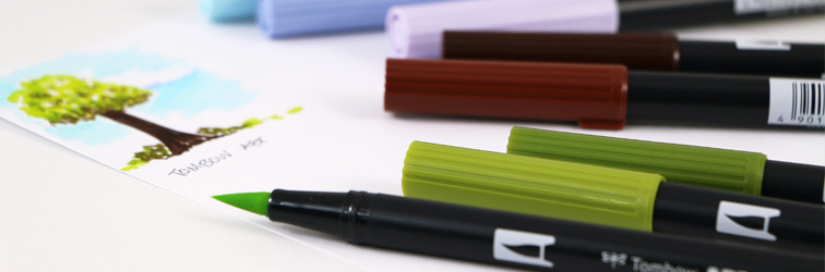 Le Feutre Aquarellable Abt Dual Brush De Tombow Aux
