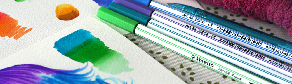 Le feutre aquarelle Stabilo Pen 68 Brush - Aux couleurs d'Alix
