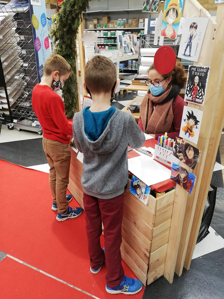 Test des feutres Copic par des enfants