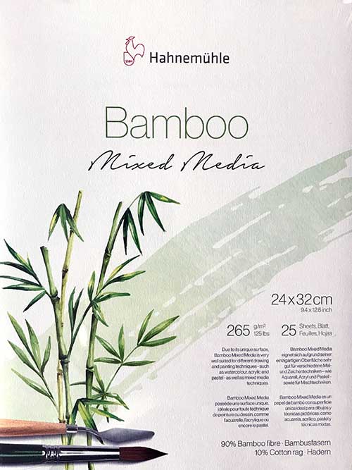 Bloc de papier Bamboo Mixed Media de Hahnemülhe