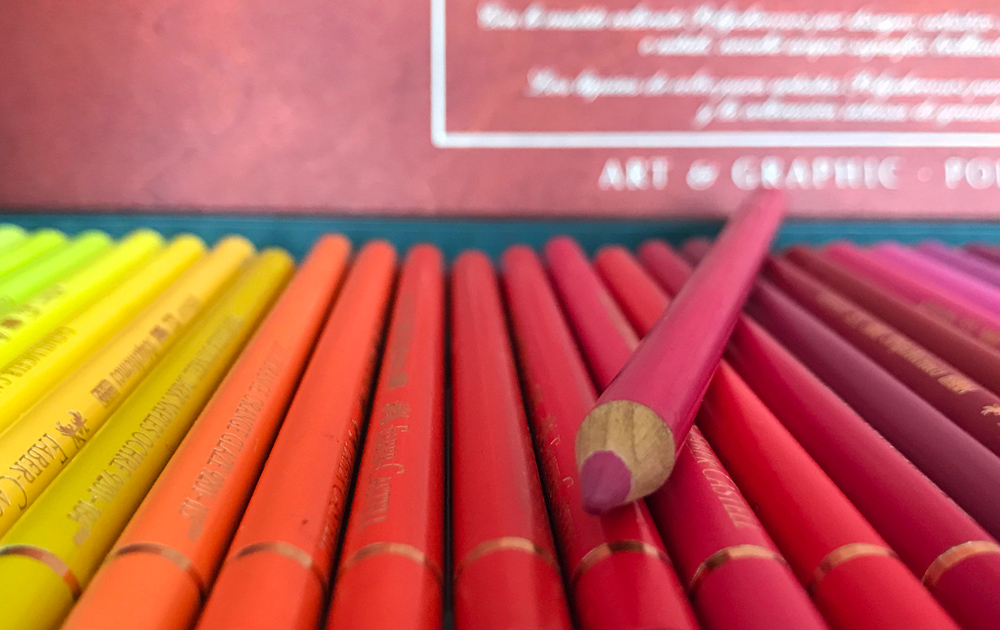 Le crayon de couleur Polychromos de Faber-Castell - Aux couleurs d