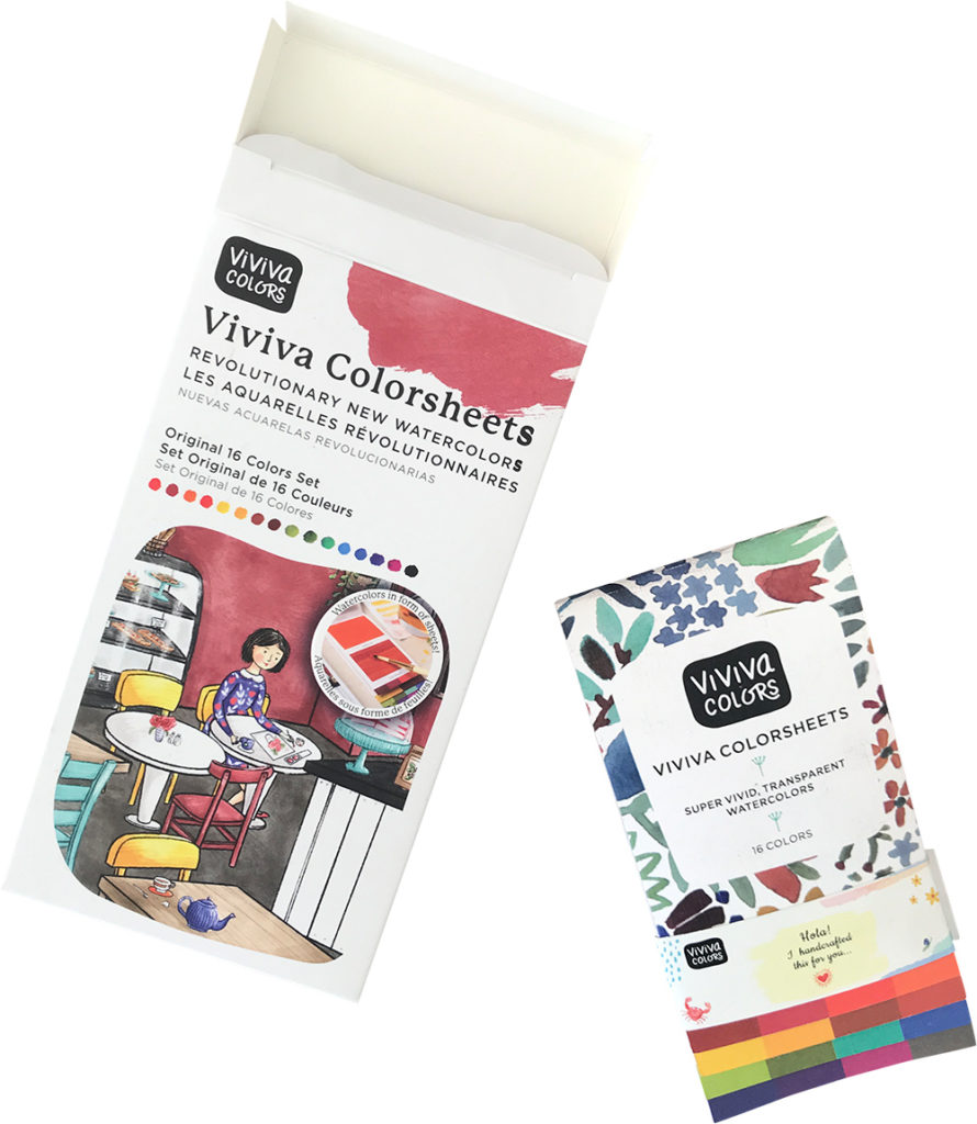 Packaging Viviva Colorsheets