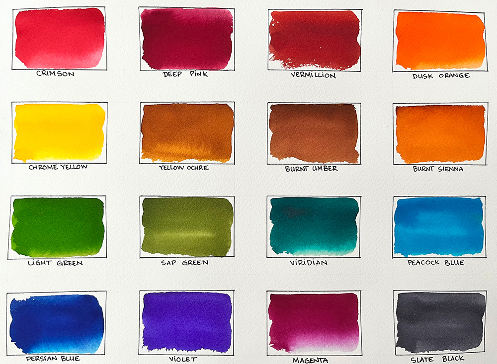 Nuancier Viviva Colorsheets Set original 15 couleurs